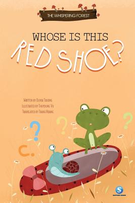 Whose is this red shoe?