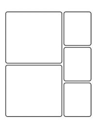 Comic Strips Vol IV – Create Your Own Comic Book & Cover: Rounded Corners, 100 Pages, 8.5 x 11, Soft Cover