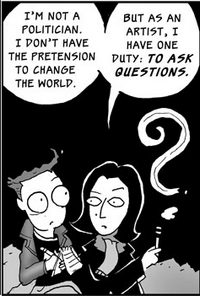 Webcomic Interview of Persepolis Creator