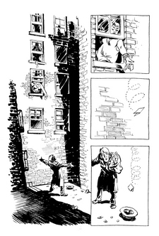 "The Street Singer" #4. Will Eisner. Illustration for "A Contract With God." &copy;1978 The Will Eisner Estate. All rights reserved.