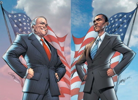 ComicMix Radio: Obama and McCain in Four Color