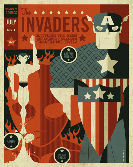 Seriously retro art posters