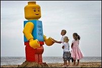Giant Lego Man: Threat or Menace?