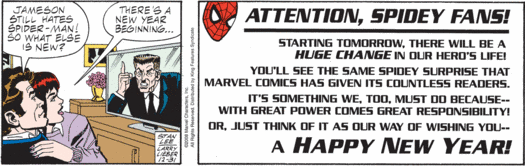 Spider-Man single again, again