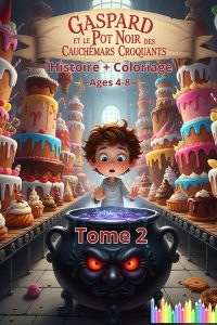 Gaspard et le Pot Noir des Cauchemars Croquants livre pour enfant de 4 a 8 ans: une 2 aventure de Gaspard après “Gaspard et la Fabrique des Rêves Croq