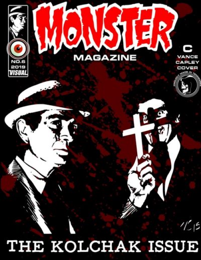 Cover image for MONSTER MAGAZINE NO.6 COVER C by VANCE CAPLEY