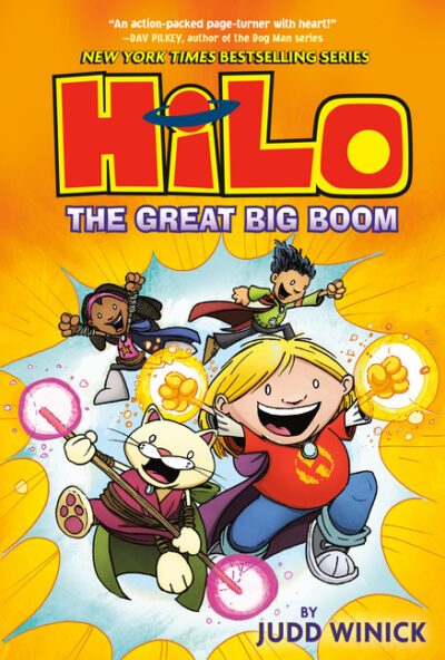 Cover image for Hilo Book 3: The Great Big Boom: (A Graphic Novel)