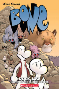 Cover image for Rock Jaw: Master of the Eastern Border: A Graphic Novel (Bone #5): Master of the Eastern Border Volume 5