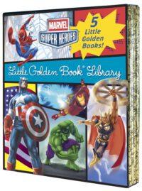 Cover image for Marvel Super Heroes Little Golden Book Library: 5-Book Boxed Set: Spider-Man, Hulk, Iron Man, Captain America, the Avengers