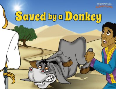 Cover image for Saved by a Donkey: The story of Balaam's Donkey