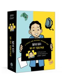Cover image for New Kid: We Fit Together: A 450-Piece Puzzle Featuring Original Art by Jerry Craft: Jigsaw Puzzles for Kids
