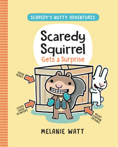 Cover image for Scaredy Squirrel Gets a Surprise: (A Graphic Novel)