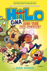 Cover image for Hilo Book 8: Gina and the Big Secret: (A Graphic Novel)