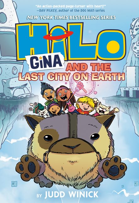 Cover image for Hilo Book 9: Gina and the Last City on Earth: (A Graphic Novel)