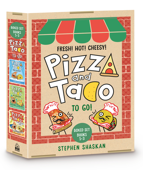 Cover image for Pizza and Taco to Go! 3-Book Boxed Set: Books 1-3 (a Graphic Novel Boxed Set)