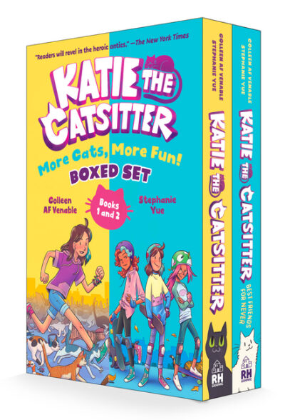 Cover image for Katie the Catsitter: More Cats, More Fun! Boxed Set (Books 1 and 2): (A Graphic Novel Boxed Set)