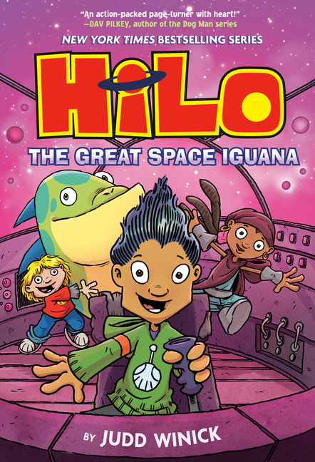 Cover image for Hilo Book 11: The Great Space Iguana: (A Graphic Novel)