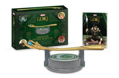 Cover image for Marvel: Loki Light-Up Metal Scepter