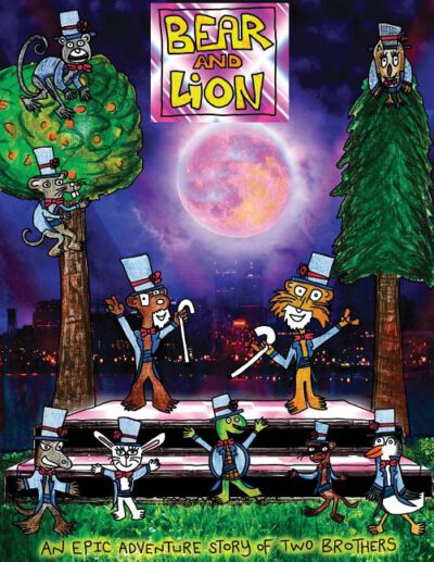 Cover image for Bear and Lion: An Epic Adventure Story of Two Brothers