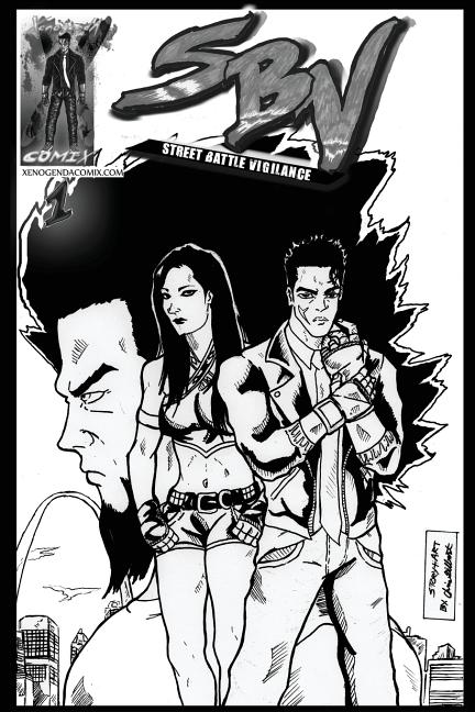 Cover image for Street Battle Vigilance issue #1 [Black & White]