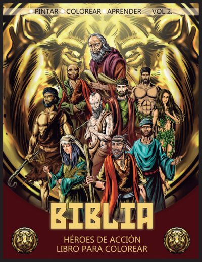 Cover image for Biblia Héroes de acción Vol. 2: Libro Para Colorear