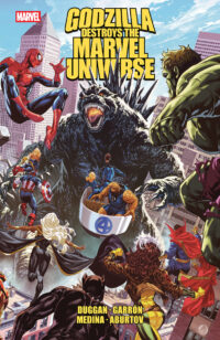 Godzilla Destroys the Marvel Universe