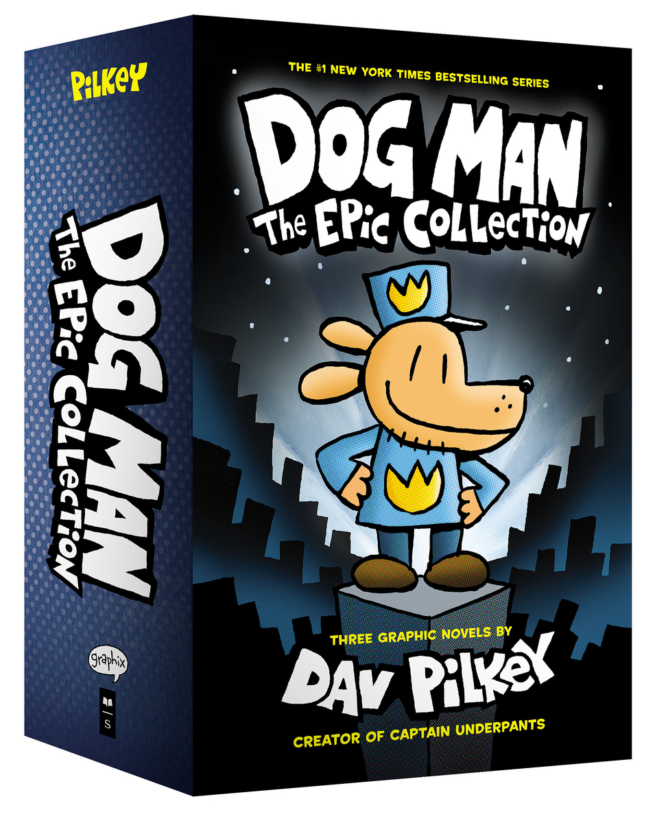 Cover image for Dog Man: The Epic Collection: From the Creator of Captain Underpants (Dog Man #1-3 Box Set)