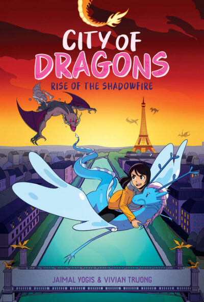 Cover image for Rise of the Shadowfire: A Graphic Novel (City of Dragons #2)