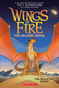 Cover image for Wings of Fire: The Brightest Night: A Graphic Novel (Wings of Fire Graphic Novel #5)
