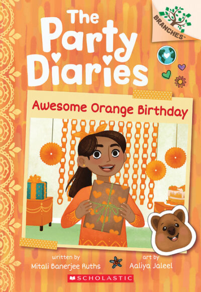 Cover image for Awesome Orange Birthday: A Branches Book (the Party Diaries #1)