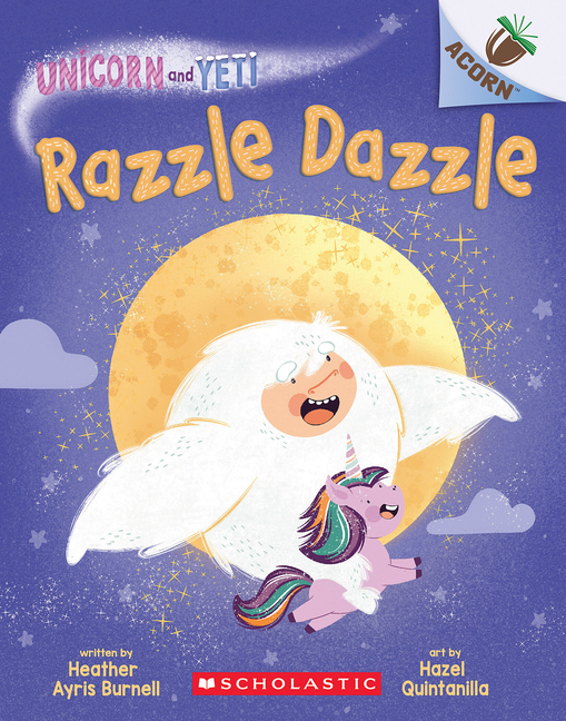 Cover image for Razzle Dazzle: An Acorn Book (Unicorn and Yeti #9)