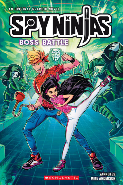 Cover image for Boss Battle (Spy Ninjas Official Graphic Novel #3)