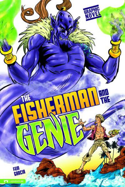 Cover image for The Fisherman and the Genie: Graphic Novel