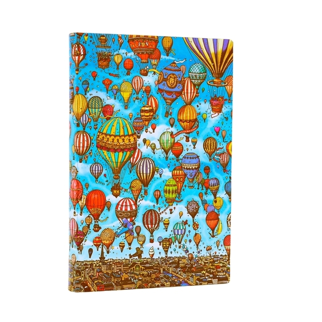 Balloon Festival Mini Unlined Softcover Journal, 208pg, 80gsm by Paperblanks (Pierre the Maze Detective)