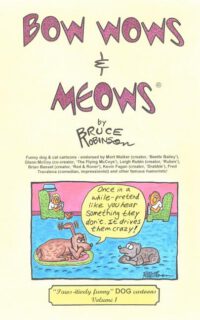 Cover image for Bow Wows & Meows: "Doggone funny" DOG cartoons