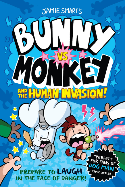 Cover image for Bunny vs. Monkey and the Human Invasion