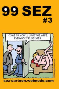 Cover image for 99 Sez #3: 99 great and funny cartoons about sex and relationships.