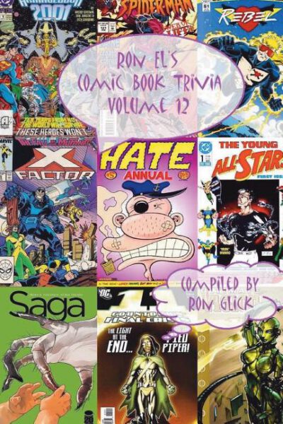 Cover image for Ron El's Comic Book Trivia (Volume 12)