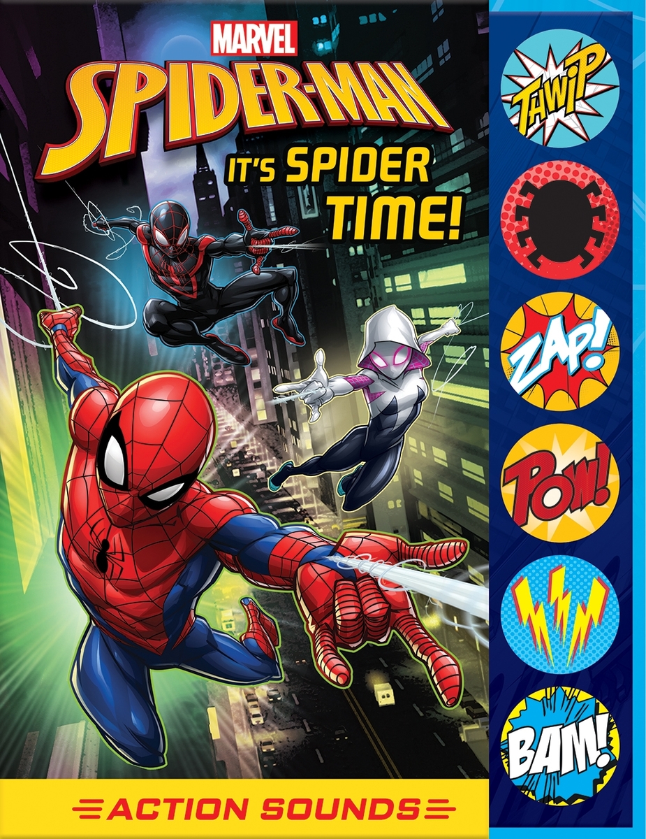 Cover image for Marvel Spider-Man: It's Spider Time! Action Sounds Sound Book [With Battery]