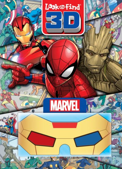 Cover image for Marvel: Look and Find 3D
