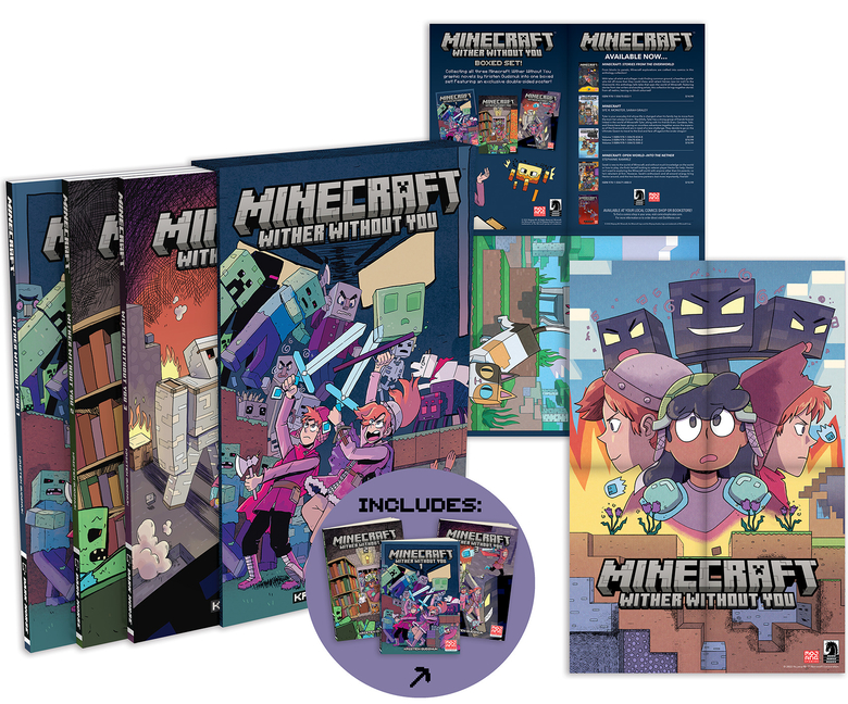 Cover image for Minecraft: Wither Without You Boxed Set (Graphic Novels)