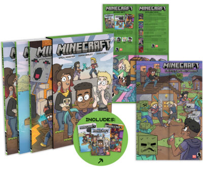 Cover image for Minecraft Boxed Set (Graphic Novels)