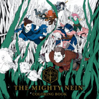 Cover image for Critical Role: The Mighty Nein Coloring Book