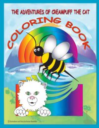 Cover image for The Adventures of Creampuff the Cat: Coloring Book