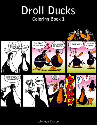 Cover image for Droll Ducks Coloring Book 1
