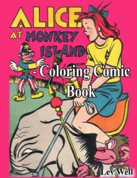 Cover image for Alice At Monkey Island - Coloring Comic Book