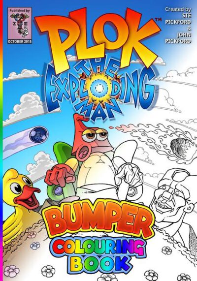Cover image for Plok Bumper Colouring Book
