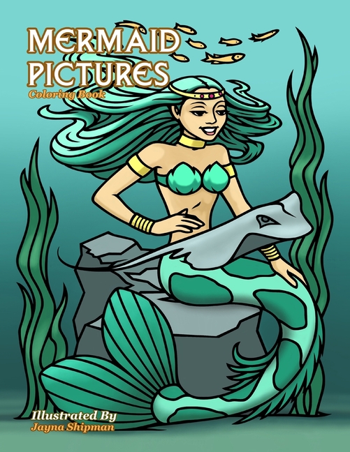 Cover image for Mermaid Pictures: Coloring Book