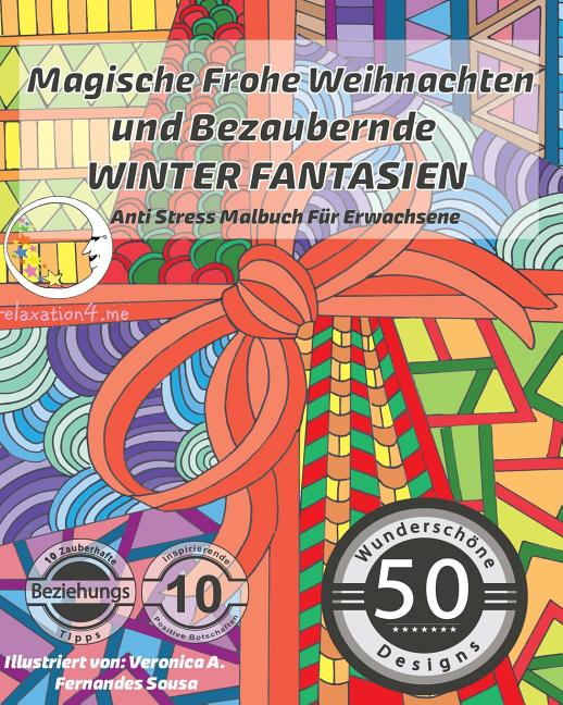 Cover image for ANTI STRESS Malbuch für Erwachsene: Magische Frohe Weihnachten und Bezaubernde Winter Fantasien