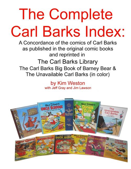 Cover image for The Complete Carl Barks Index